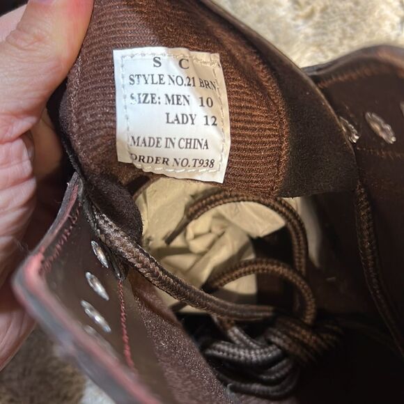 SHOE CORP - Brown Work Boots - Picture 7 of 8